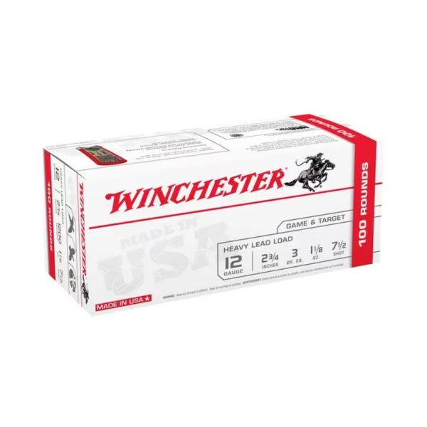 Winchester Game and Target 12 Gauge Ammo - High-Performance Shotgun